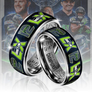 Seattle Seahawks 2025 Super Bowl LX Champions Custom Alloy Ring - GNE5008