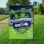 Seattle Seahawks 2025 Super Bowl LX Champions Double-side Garden Flag – TMTHU4066