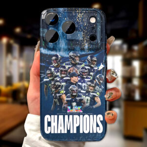 Seattle Seahawks 2025 Super Bowl LX Champions Phone Case – TMTHU3874