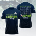 Seattle Seahawks 2025 Super Bowl LX Champions 3D Apparel – HOATT16166