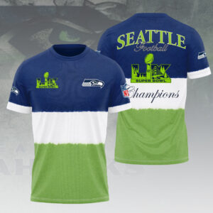 Seattle Seahawks 2025 Super Bowl LX Champions 3D Apparel - HOATT16180