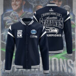 Seattle Seahawks 2025 Super Bowl LX Champions Varsity Jacket – GNE5011