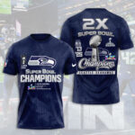 Seattle Seahawks 2025 Super Bowl LX Champions 3D Apparel – TANTN21020