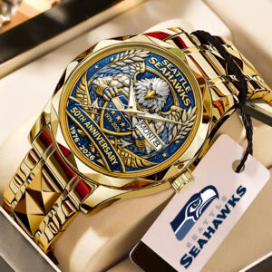 Seattle Seahawks 50th Anniversary 2026 Alloy Luxury Quartz Watch - TMTHU3819