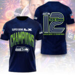 Seattle Seahawks Super Bowl LX Champions 3D Apparel – MAITM14771