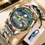 Seattle Seahawks Super Bowl LX Champions Alloy Luxury Quartz Watch – MAITM14791
