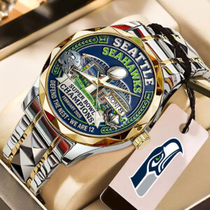 Seattle Seahawks Super Bowl LX Champions Alloy Luxury Quartz Watch - MAITM14791