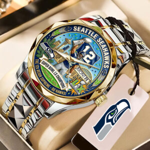 Seattle Seahawks Super Bowl LX Champions Alloy Luxury Quartz Watch - MAITM14792