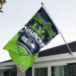 Seattle Seahawks Super Bowl LX Champions 3D Double-side House Flag – MAITM14851