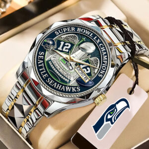 Seattle Seahawks Super Bowl LX Champions Alloy Luxury Quartz Watch - MAITM14823