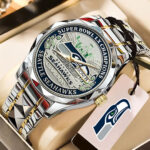 Seattle Seahawks Super Bowl LX Champions Alloy Luxury Quartz Watch – MAITM14824