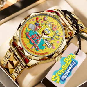 SpongeBob SquarePants 27th Anniversary Alloy Luxury Quartz Watch - TMTHU3666