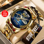 Personalized Star Trek 60th Anniversary 2026 Alloy Luxury Quartz Watch – TANTN21222