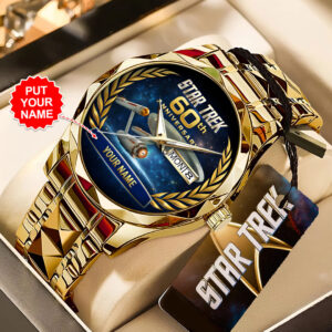 Personalized Star Trek 60th Anniversary 2026 Alloy Luxury Quartz Watch - TANTN21222