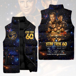 Star Trek 60th Anniversary 3D Sleeveless Down Jacket - HOATT16366