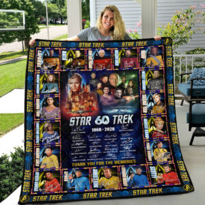Star Trek 60th Anniversary Quilt Blanket - MAITM14921