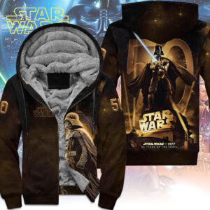 Star Wars 50th Anniversary 3D Fleece Zip Hoodie - TMTHU4001