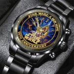 Star Wars 50th Anniversary Black Stainless Steel Watch – TMTHU3939