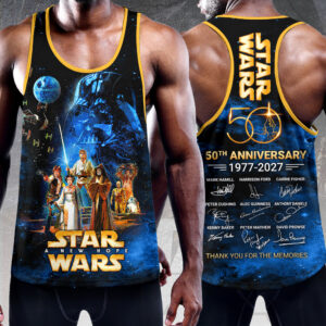 Star Wars 50th Anniversary Y-Back Muscle Tank Top - HOATT16390