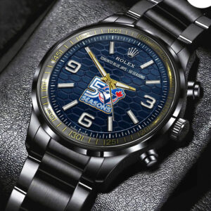 Toronto Blue Jays Black Stainless Steel Watch - TMTHU3950