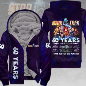 Star Trek 60th Anniversary 3D Fleece Zip Hoodie - TMTHU4008