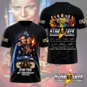 Star Trek 60th Anniversary 3D Apparel - TMTHU4094
