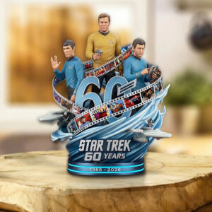 Star Trek 60th Anniversary Custom Shape Acrylic Plaque - TMTHU3908
