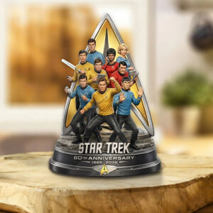 Star Trek 60th Anniversary Custom Shape Acrylic Plaque - TMTHU4098