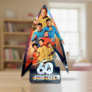 Star Trek 60th Anniversary Custom Shape Acrylic Plaque - GNE5206