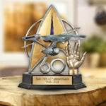Star Trek 60th Anniversary Custom Shape Acrylic Plaque – VANDH5005