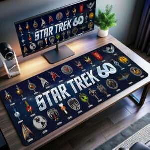Star Trek 60th Anniversary Mouse Mat - TMTHU4092