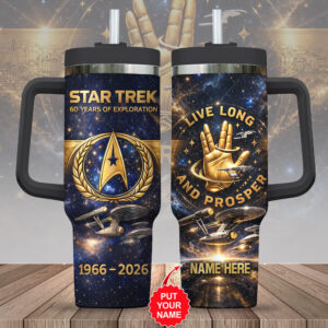 Personalized Star Trek 60th Anniversary 40oz Stanley Tumbler - VANDH4002