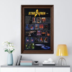 Star Trek 60th Anniversary Rectangle Canvas With Inner Frame - TMTHU3971