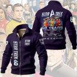Star Trek 60th Anniversary Thick Knit Fleece Jacket – TMTHU4058