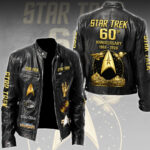 Star Trek 60th Anniversary Motorcycle Leather Jacket – VANDH4001