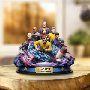 Star Trek 60th Anniversary 2026 Custom Shape Acrylic Plaque - TMTHU3811