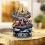 Star Trek 60th Anniversary Custom Shape Acrylic Plaque – TMTHU3968