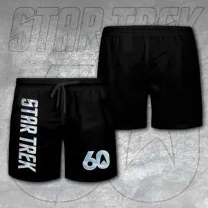 Star Trek Starfleet Academy 60th Anniversary 3D Casual Shorts - VANDH5002