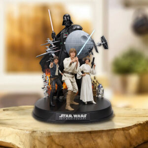 Star Wars 50th Anniversary Custom Shape Acrylic Plaque - TMTHU4121