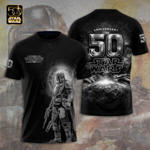 Star Wars x The Mandalorian 50th Anniversary 3D Apparel - GNE5228