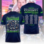 Seattle Seahawks 2025 Super Bowl LX Champions 3D Apparel – TMTHU3981