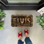 Elvis Presley Custom Shape Doormat – TANTN20817