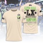 Seattle Seahawks 2025 Super Bowl LX Champions 3D Apparel – TANTN20986