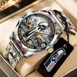 Seattle Seahawks 2025 Super Bowl LX Champions Alloy Luxury Quartz Watch – TANTN21015