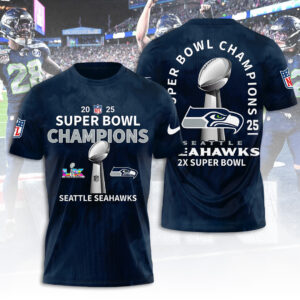 Seattle Seahawks 2025 Super Bowl LX Champions 3D Apparel - TANTN21021
