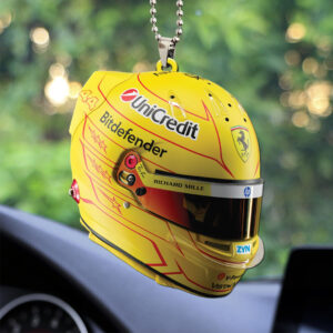 Scuderia Ferrari F1 Team x Lewis Hamilton 2026 Custom shape 2-sided Acrylic Car Ornament - TANTN21055