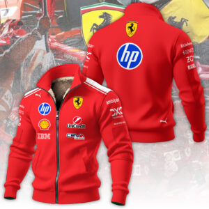 Scuderia Ferrari F1 Team 2026 Thick Knit Fleece Jacket - TANTN21097
