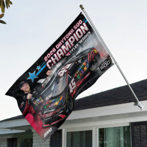 Tyler Reddick 2026 Daytona 500 Champion 3D Double-side House Flag - TANTN21128