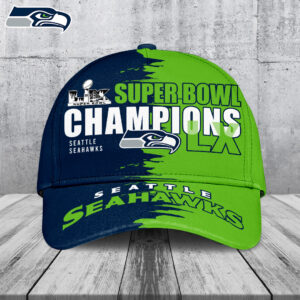 Seattle Seahawks 2025 Super Bowl LX Champions Classic Cap – TANTN21147