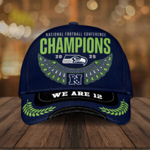 Seattle Seahawks 2025 Super Bowl LX Champions Classic Cap – TANTN21224